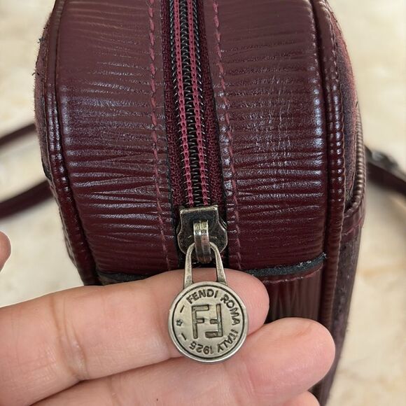 Fendi Vintage 1985 Monogram Leather Shoulder Bag - Picture 8 of 16